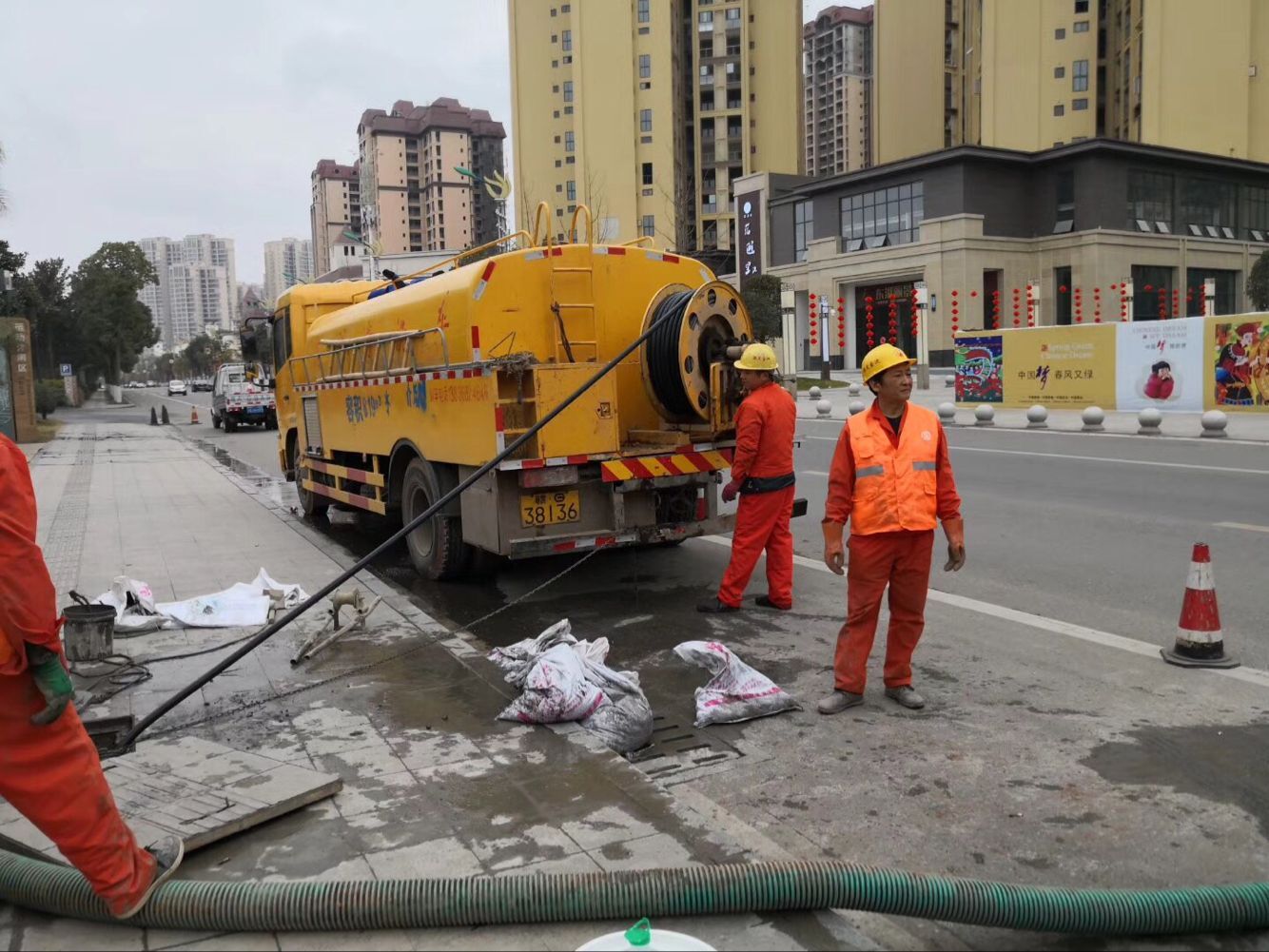 古县排污管道清淤-管道清洗
