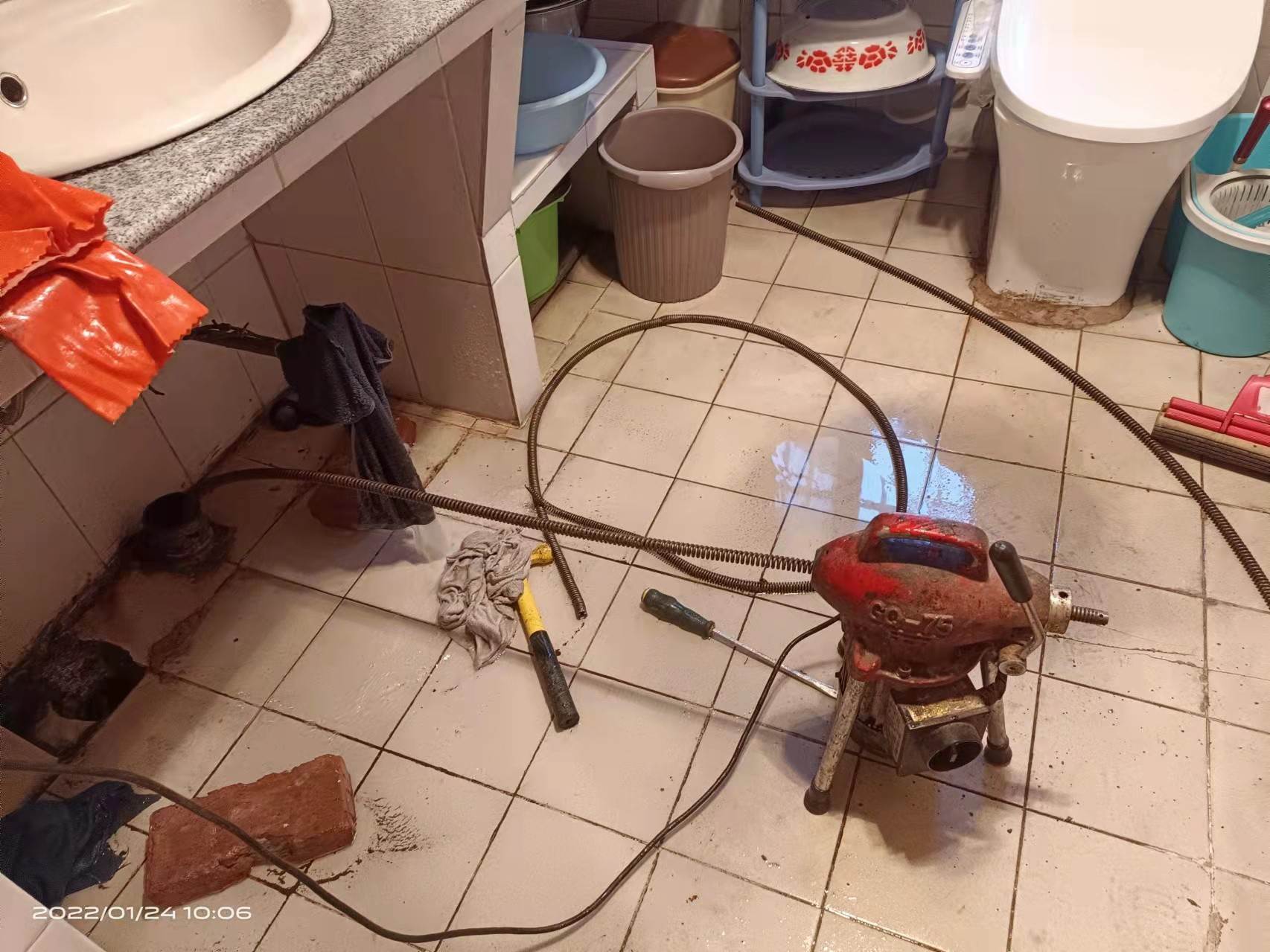 古县疏通厨房下水道，地漏疏通